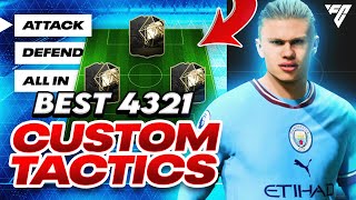 BEST 4321 CUSTOM TACTICS RANK 1 TACTICS in EAFC 24 [upl. by Llehcal855]