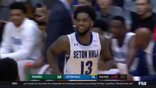 Seton Hall HC Shaheen Holloway got HEATED in the handshake line 🤔 cbb basketball [upl. by Yelrah381]