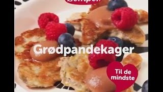 Opskrift på grødpandekager til de mindste [upl. by Mercorr]