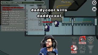 carryislive among us highlights daddy kills daddycool with choco swishy aang and greaboo [upl. by Oirom887]