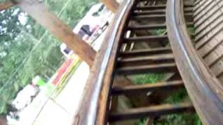 Twister Roller Coaster at Knoebels Amusement Park [upl. by Phail512]