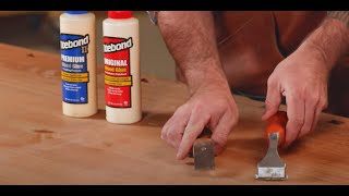 Titebond Glue Cleaning Strategies [upl. by Wycoff]