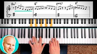 The 251 Explained for Jazz Piano [upl. by Ringler]