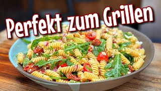 Dieser Nudelsalat ist die perfekte Grillbeilage  Westmünsterland BBQ [upl. by Aoniak]