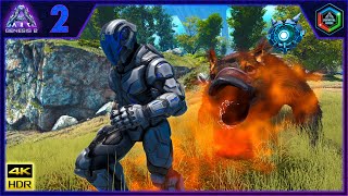 Episode 2  Lets Play Ark Genesis 2 in 4K 2 Maewing Tames Allo and Rex Fight Metal Outpost [upl. by Kaslik671]