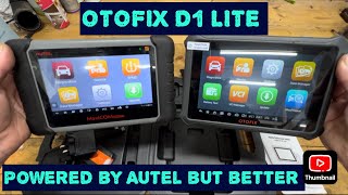 OTOFIX D1 LITE Bi Directional Scan Tool Powered By Autel Great Scanner Tablet [upl. by Ahsuas234]