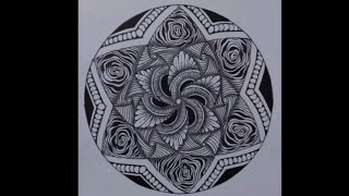 ZENDALA  6  Exploreing Zentangle and Mandala [upl. by Geer]