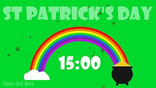 15 Minute Timer for St Patricks Day [upl. by Miharba]