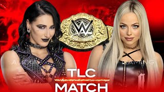 WWE 2K24  Liv Morgan VS Rhea Ripley  TLC Match [upl. by Lavery485]