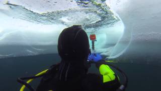 Lhiver à Tignes  plongée sous glace  Icediving [upl. by Aurie]