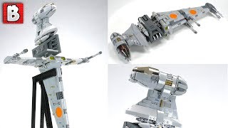 LEGO Bwing Starfighter MOC Minifigure Scale and Amazing [upl. by Monika]