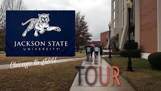 Jackson State University Campus Tour  VLOG [upl. by Aynahs340]