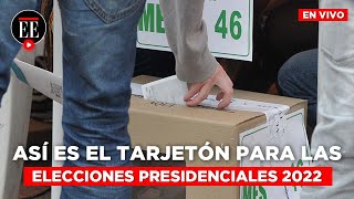 Así es el tarjetón para la primera vuelta de las elecciones presidenciales  El Espectador [upl. by Trudie]