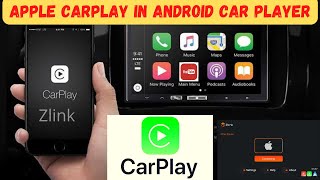 How to Connect amp Use Apple Carplay in android Car player with iPhone Zlink Connection kaise kare [upl. by Bud811]