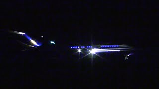 Peter Nygårds Private Jet  Night Landing [upl. by Liddy]