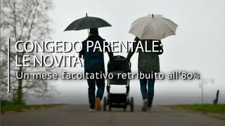 Congedo parentale nel 2023 un mese in più tutte le novità [upl. by Lottie559]