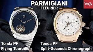 PARMIGIANI Fleurier Tonda PF Flying Tourbillon amp Tonda PF Chronographe Rattrapante [upl. by Peih]