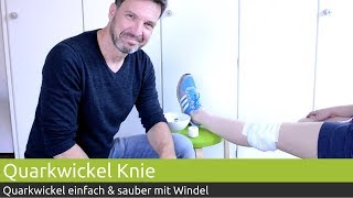 Quarkwickel am Knie anlegen  PINOFIT [upl. by Eiresed538]