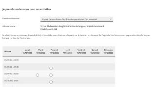 Prendre un rendezvous Campus France 2023 Entretien [upl. by Adnilem322]