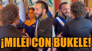 ¡MILEI CON BUKELE HISTÓRICO ENCUENTRO EN EL SALVADOR  BREAK POINT [upl. by Otilrac]