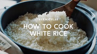 Vermicular  Musui–Kamado  How to Cook White Rice [upl. by Nolte149]