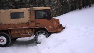 Pinzgauer 718  10000 feet with chains [upl. by Moneta]