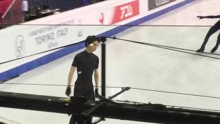 GPF Torino 2019 practice Yuzuru Hanyu ４A 2回目 [upl. by Palmore156]