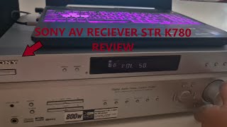 Sony AV Reciever Amplifier STR K780 Review [upl. by Nitsed878]