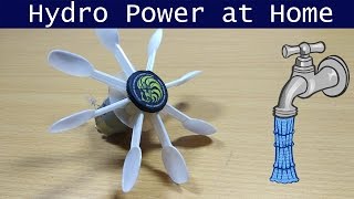 Hydro Power at Home  Hydroelectric Generator DIY [upl. by Maribelle]