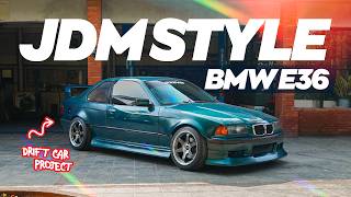 Pasang Widebody di BMW E36 Drifting‼️  BMW Budget Drift Project EP 2 [upl. by Aihsekin]