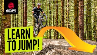 How To Jump On A Mountain Bike  Beginner MTB Skills [upl. by Annayad]