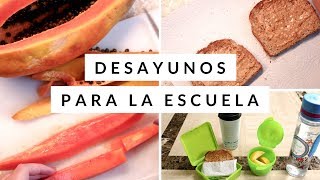 3 desayunos fáciles y rápidos para la escuela  8va Avenida [upl. by Kaufman790]