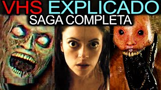 VHS Saga Completa Resumen y Explicacion de Todas las Películas  Historia y Monstruos  HFLain [upl. by Llerrah]