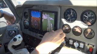 Flying aboard the Beechcraft Bonanza F33A [upl. by Eimrej]