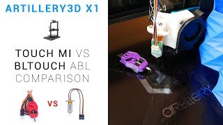 Touch Mi vs BLtouch on the Artillery3D X1  MKS TFT babystepping [upl. by Shipley]