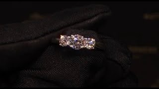 53268  T101ctC053ct  Forevermark Three Stone Diamond Engagement Ring  Set in Platinum [upl. by Sergent]