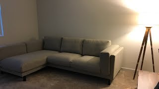 IKEA NOCKEBY Sofa Assembly [upl. by Dabbs650]