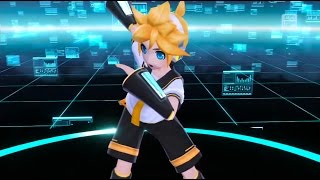 【Rin・Len】 Kagamine Lets Say the P Names ENGLISH Project Diva F Edit PV [upl. by Azirb]