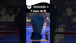 Padel Points That You Wont Believe  Part 18 Padel Shorts [upl. by Animar]