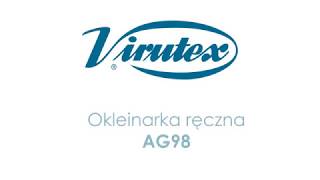 Okleinarka ręczna Virutex AG98 [upl. by Novaelc]