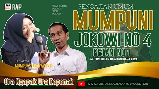 MUMPUNI LUCU TERBARU 2024  PRESIDEN NO 4 PETANI NO 1 CERAMAH NGAPAK LUCU USTADZAH MUMPUNI 2024 [upl. by Bogey398]