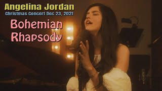 Angelina Jordan  Bohemian Rhapsody Christmas Concert Dec 23 2021 [upl. by Seuqirdor]