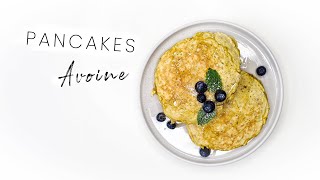 Pancakes aux Flocons dAvoine SANS BANANE [upl. by Ligetti]