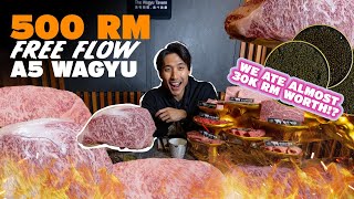 Epic 500RM A5 Wagyu Buffet in JB Malaysia EATING 30000 RM WORTH OF WAGYU amp CAVIAR IN ONE SITTING [upl. by Lesak]