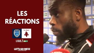 Troyes 21 FC Metz  les réactions dIsmaël Traoré et Gauthier Hein [upl. by Marjory]