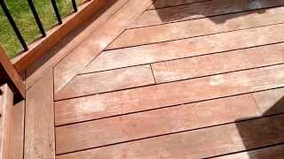 Annual IPE deck Maintenance  Using Oil to rejuvenate IPE [upl. by Vyky719]