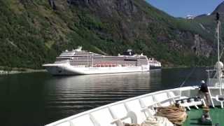 MSC Poesia in Geiranger [upl. by Anyek]