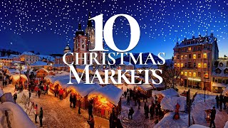 10 Most Beautiful Christmas Markets to Visit in Europe 🎅  Christmas Markets 2023 [upl. by Eisteb]