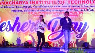 Killer dancing performance  AITS Hyderabad Freshers Day [upl. by Cyprus]