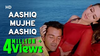 Aashiq Mujhe Aashiq Song  Aashiq 2001 Song  Karisma Kapoor  Bobby Deol  2000s Best Song [upl. by Schaab]